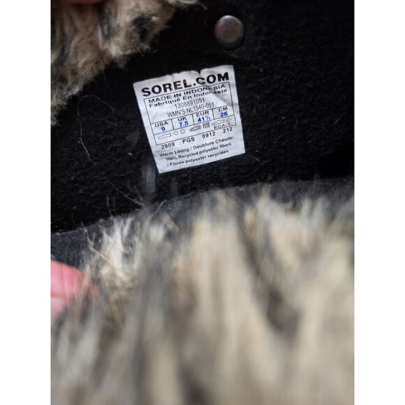 Sorel Joan of Arctic Snow Brown Waterproof Leather Women's Boots NL1540 Size 9 - Picture 13 of 15